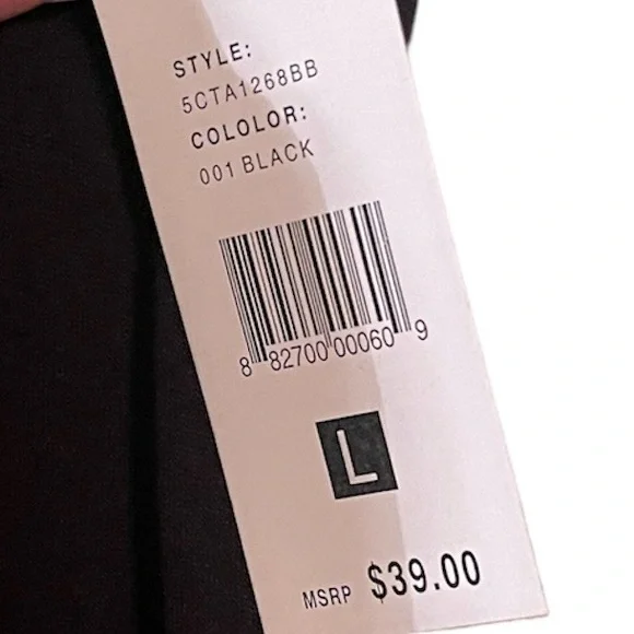 Bebe Women Teen Black Logo In Pink lStretch Fit NWT - Picture 2 of 3